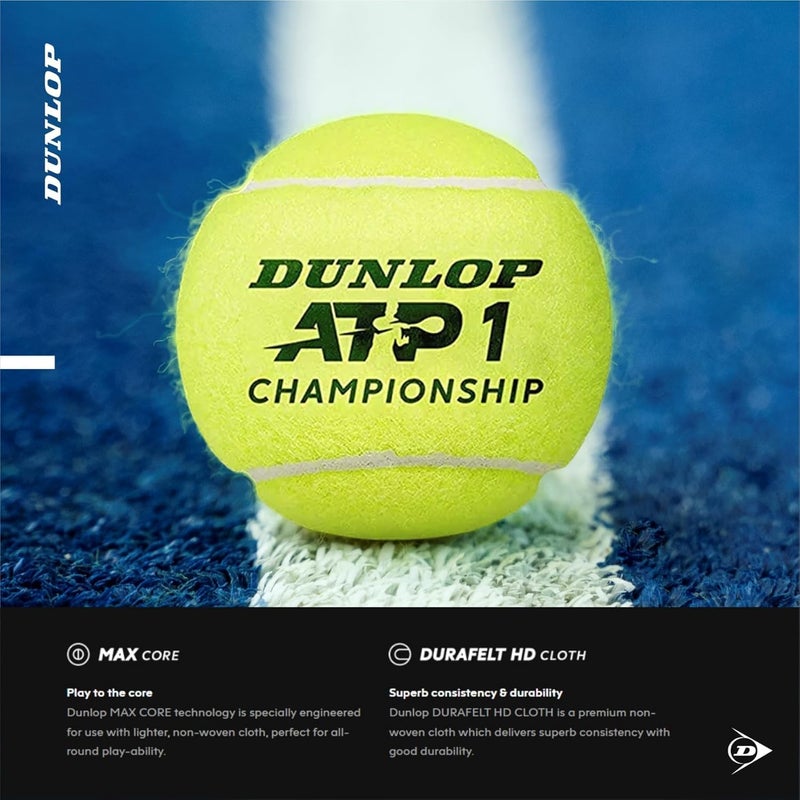 DUNLOP ATP Extra Duty Tennis Balls (Case) - Image 4